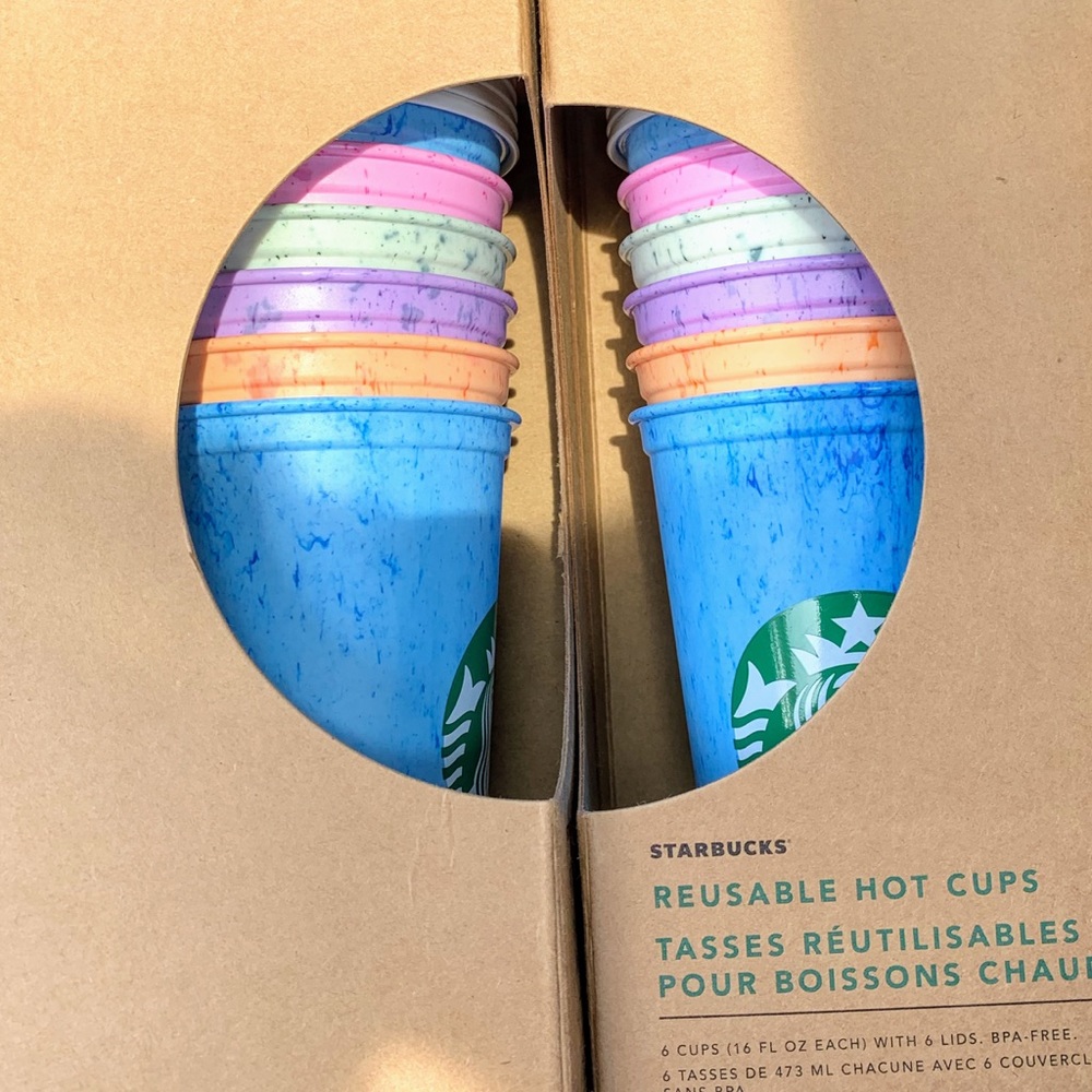 Starbucks hot cups